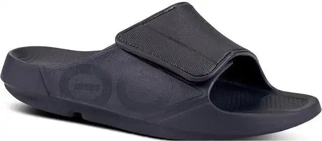 Oofos Ooahh Sport Flex Slide Unisex - Black
