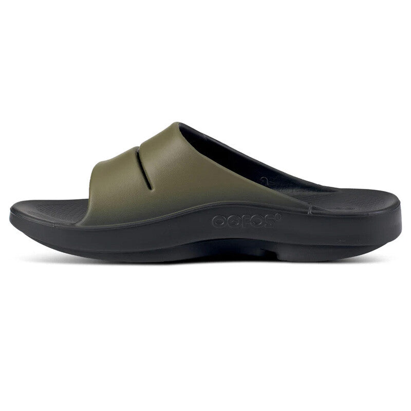 Oofos Ooahh Unisex Sport Slide (tactical Green)