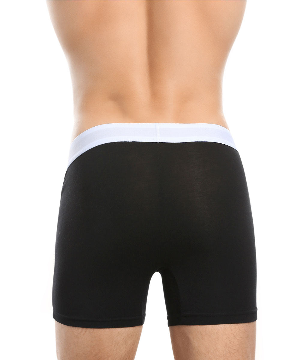 Wood Boxer Brief with White Stripe