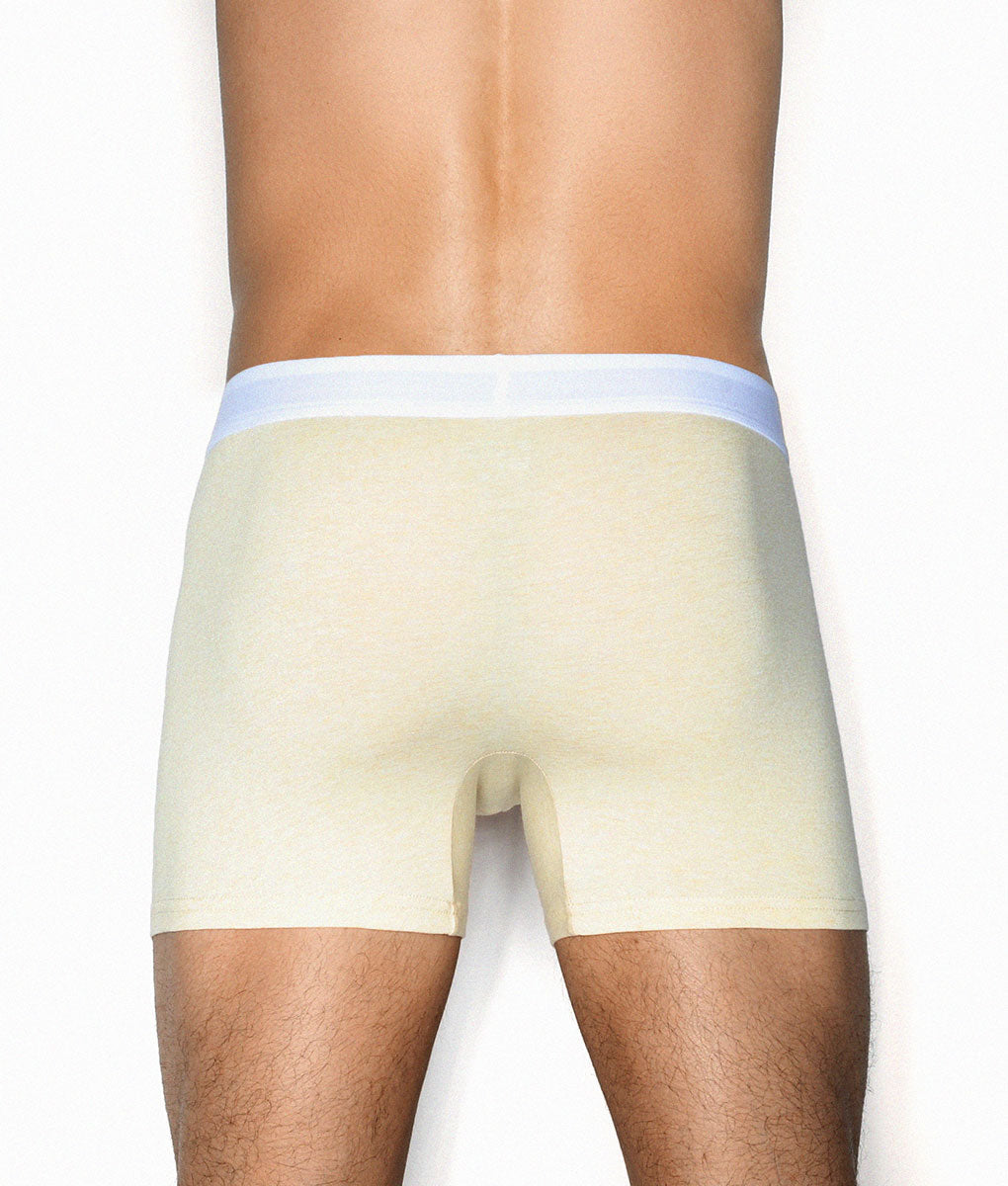 Wood Boxer Brief with White Stripe
