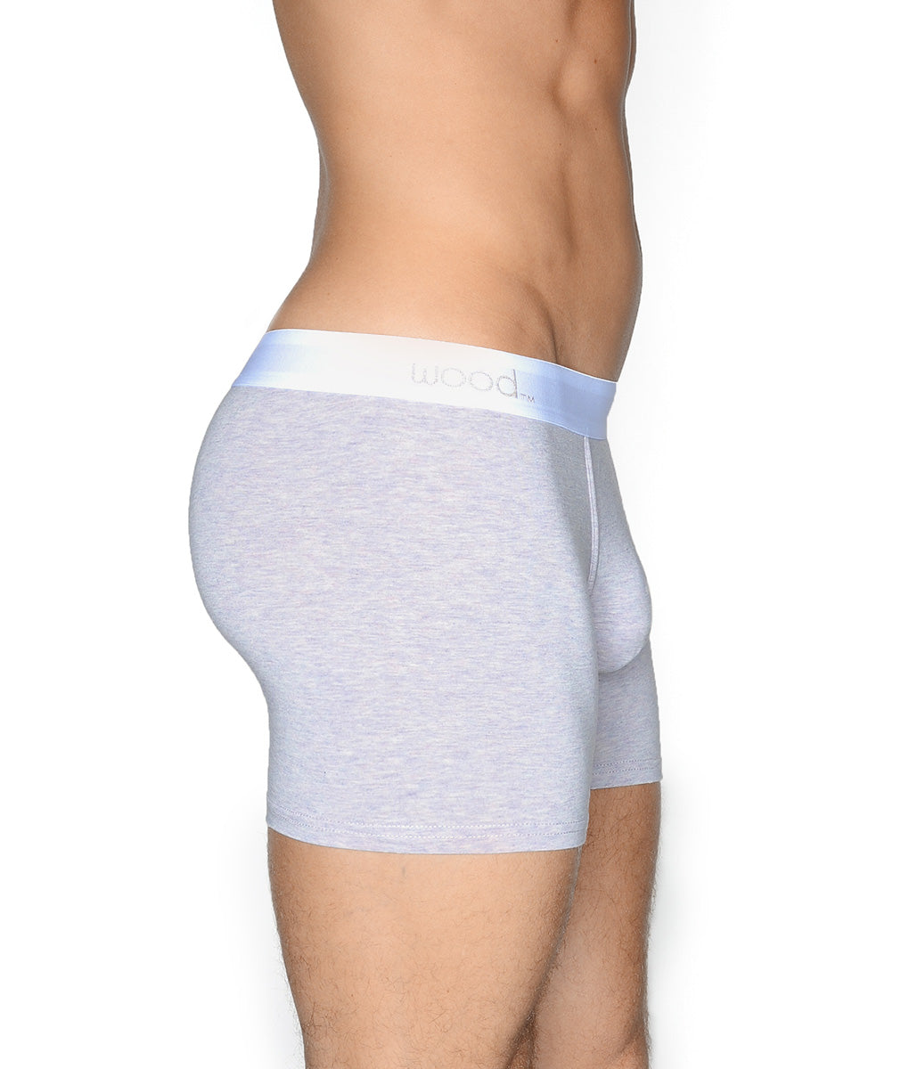 Wood Boxer Brief with White Stripe