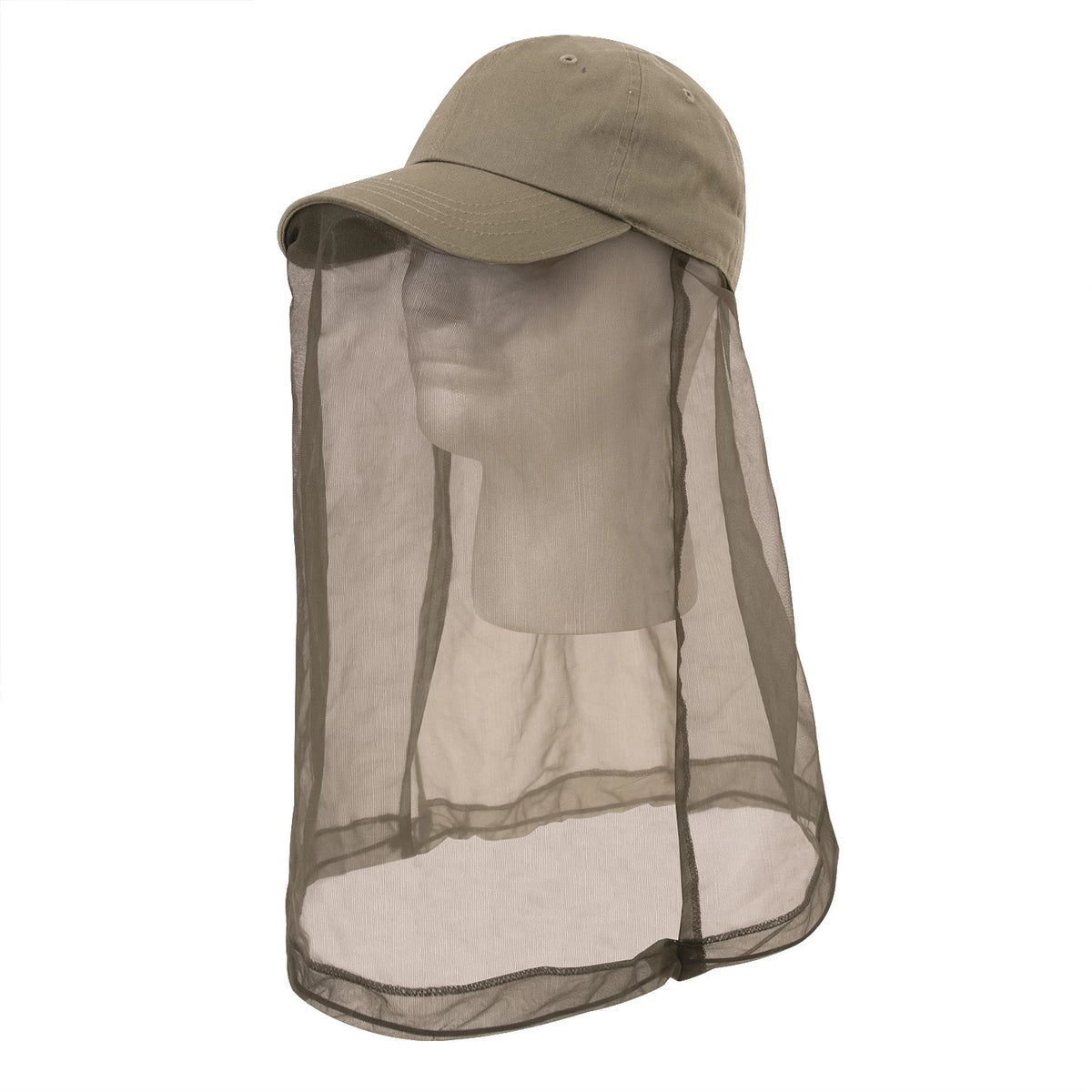 Operator Cap with Mosquito Net