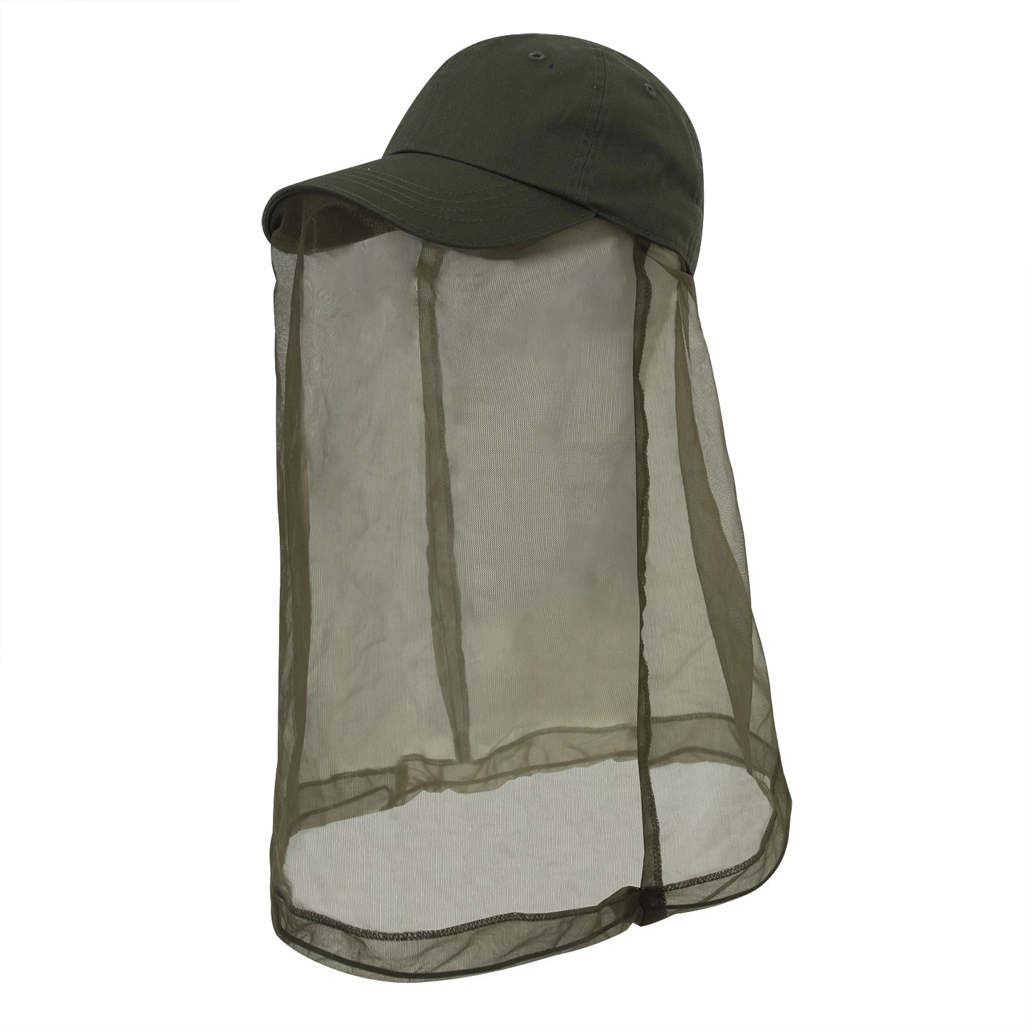 Operator Cap with Mosquito Net - Khaki