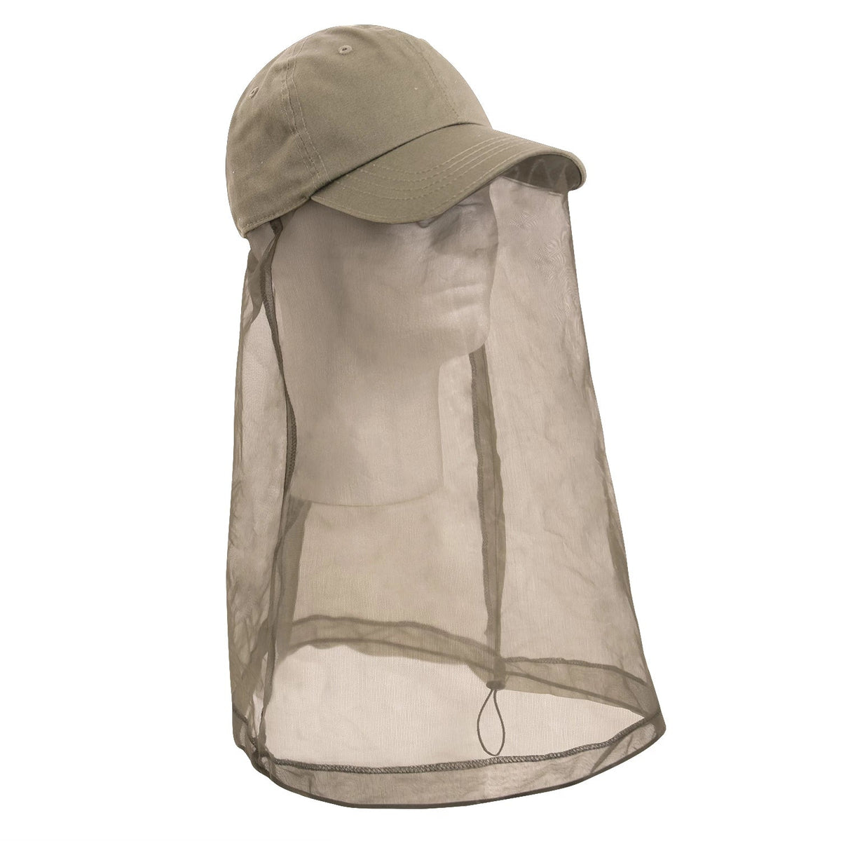 Operator Cap with Mosquito Net