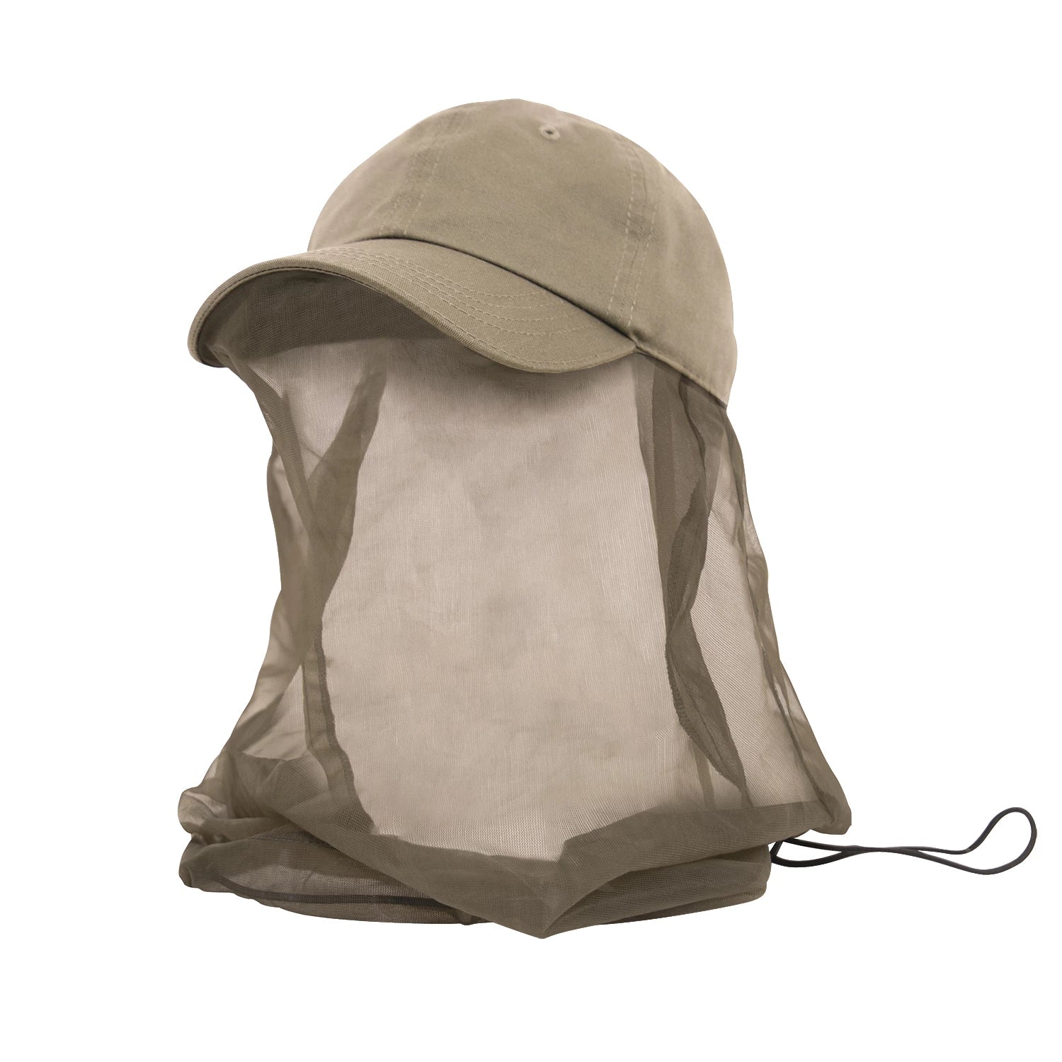 Operator Cap with Mosquito Net - Khaki