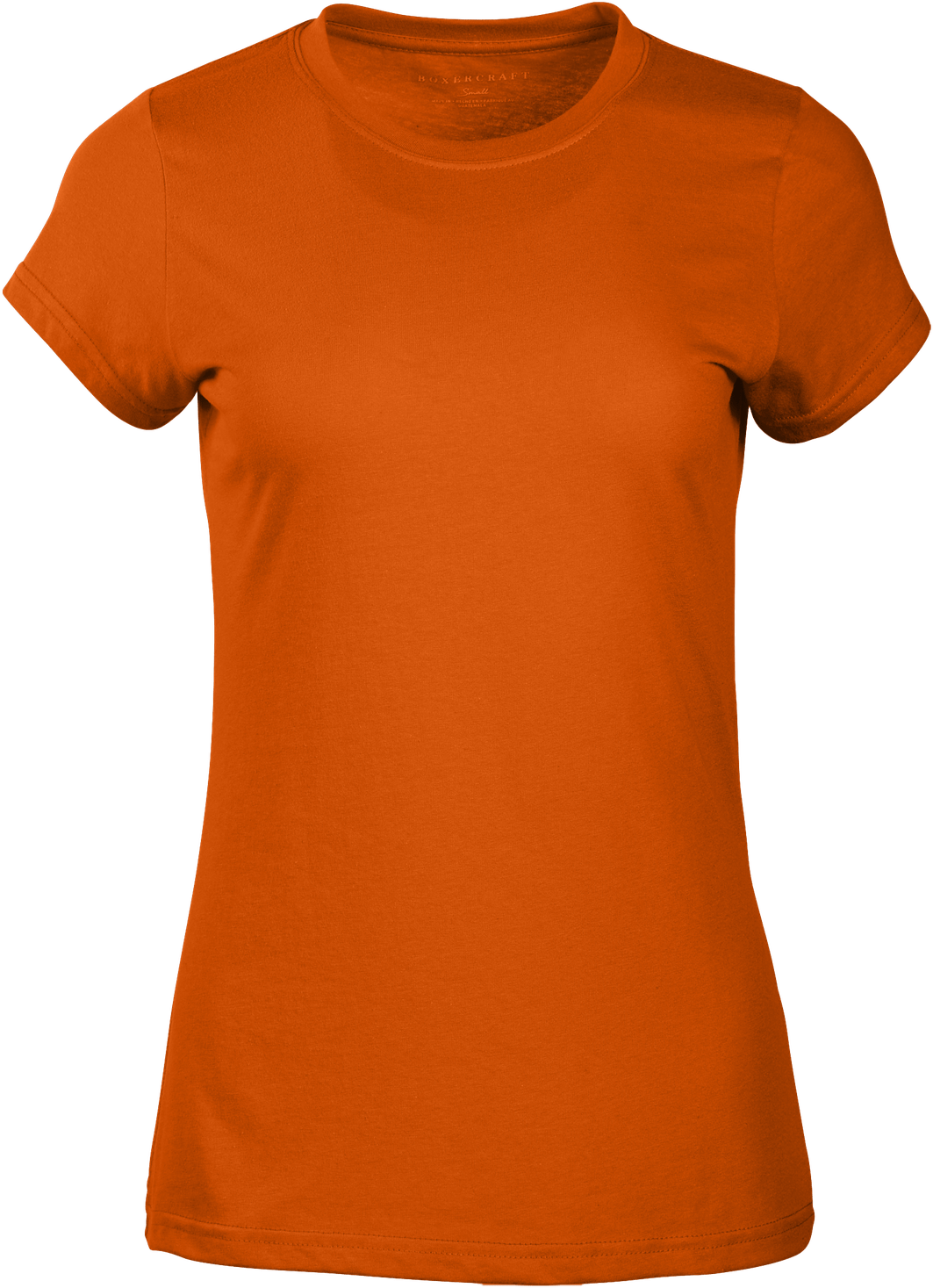 ORANGE BOXERCRAFT WOMEN'S  CREWNECK TEE  grouped