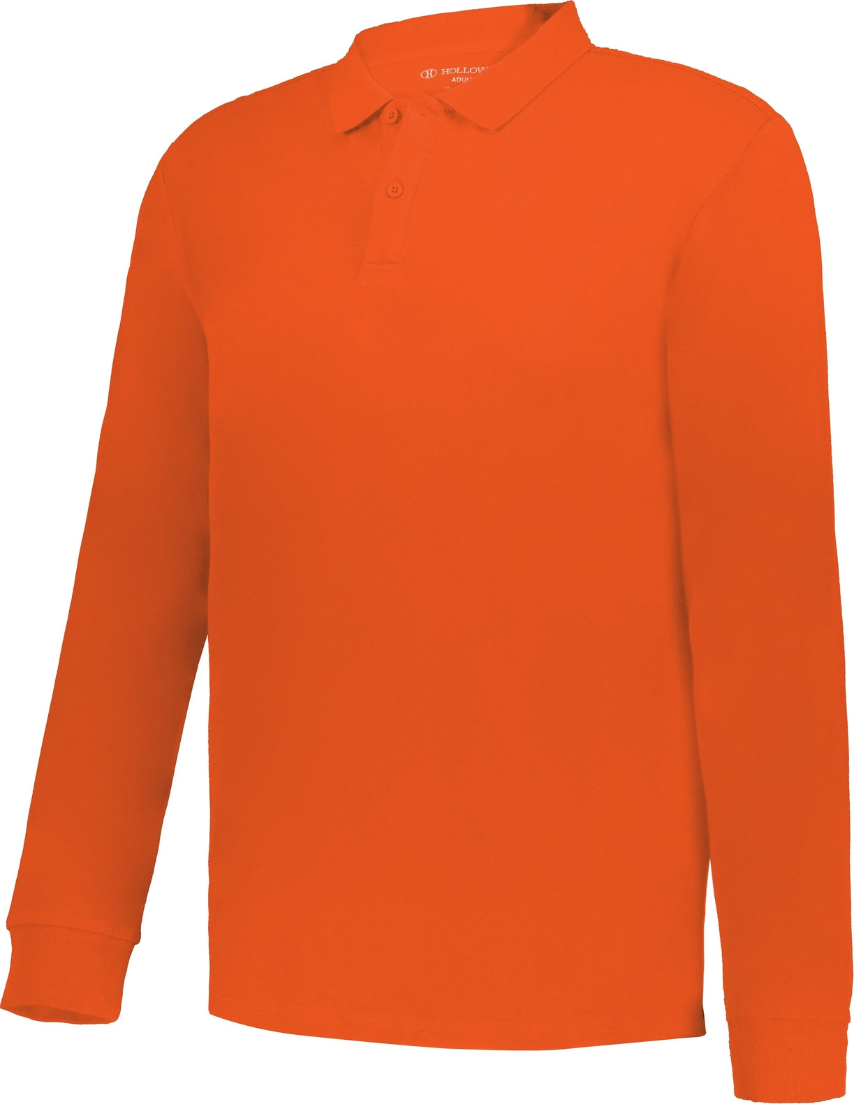 ORANGE COTTON CORE LONG SLEEVE POLO