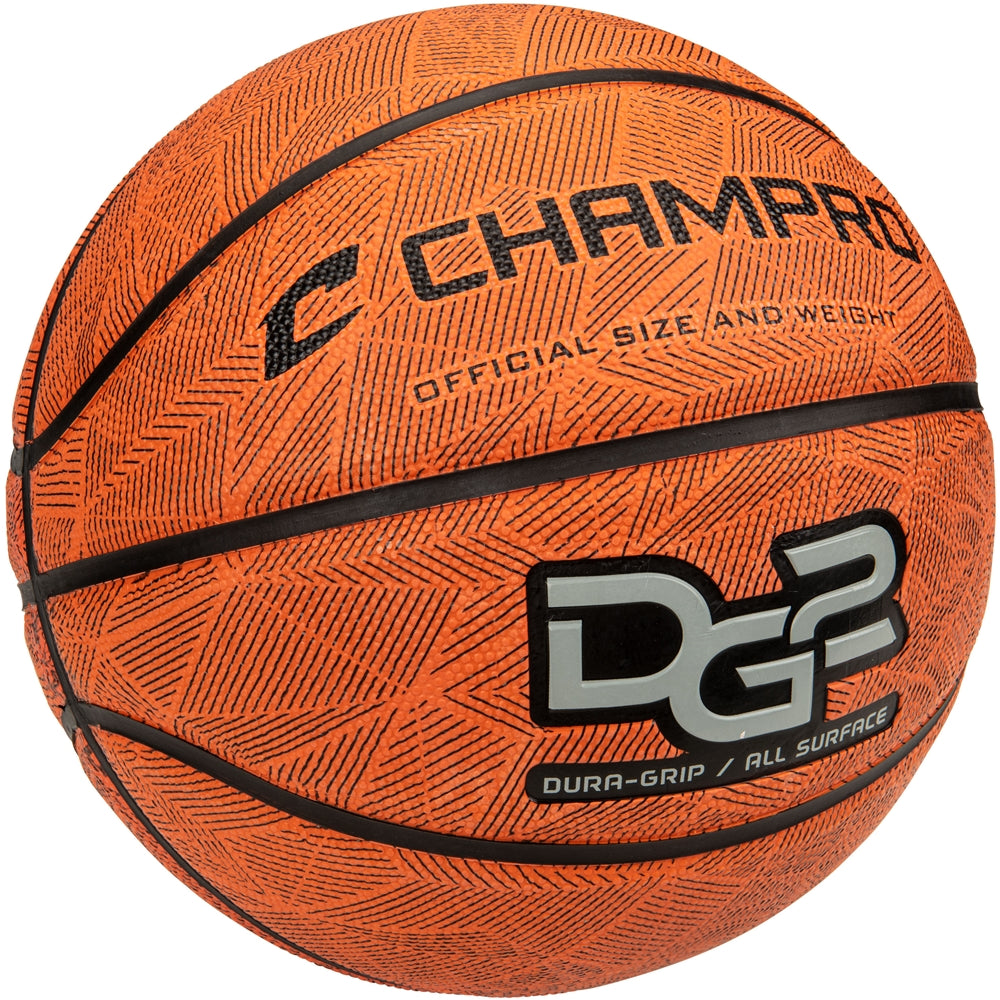 ORANGE Dura-Grip 230 Rubber Basketball