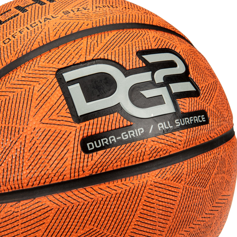 ORANGE Dura-Grip 230 Rubber Basketball