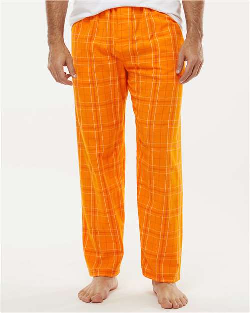 Orange Field Day Plaid Harley Flannel Pants - BM6624