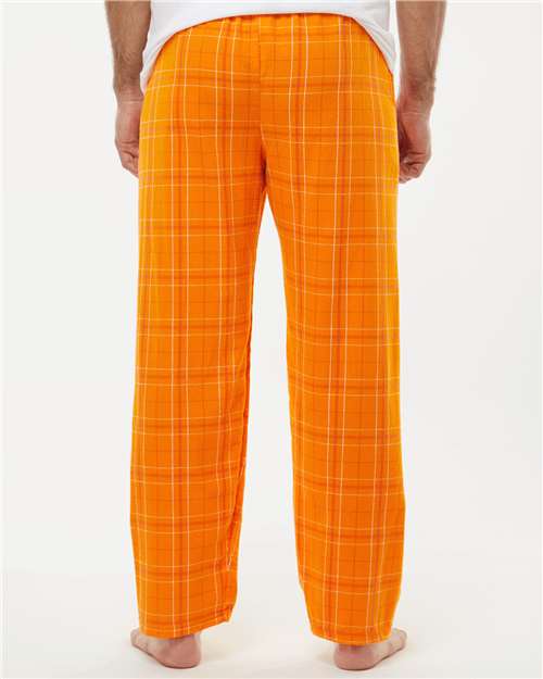 Orange Field Day Plaid Harley Flannel Pants - BM6624