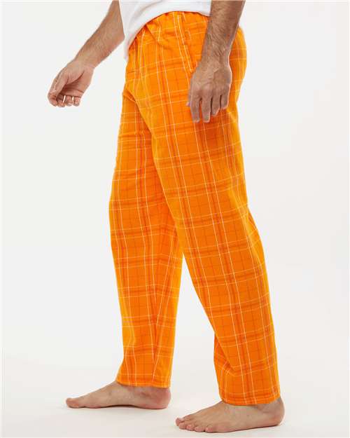 Orange Field Day Plaid Harley Flannel Pants - BM6624