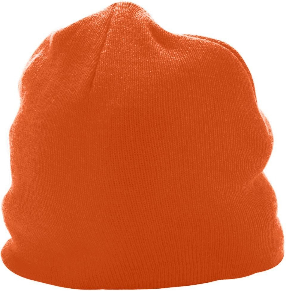 ORANGE KNIT BEANIE