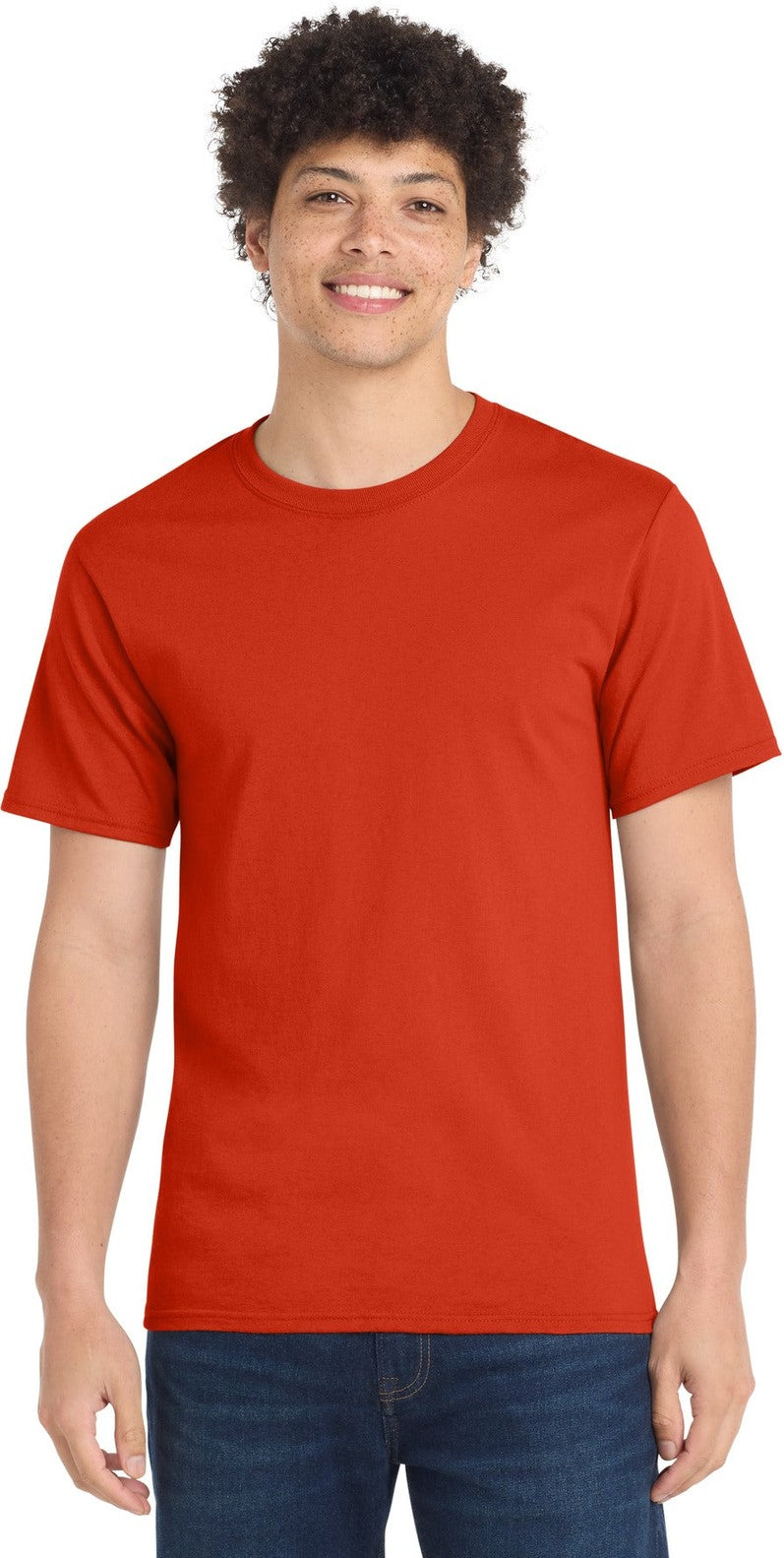 Orange Port & Co Essential Tee. PC61