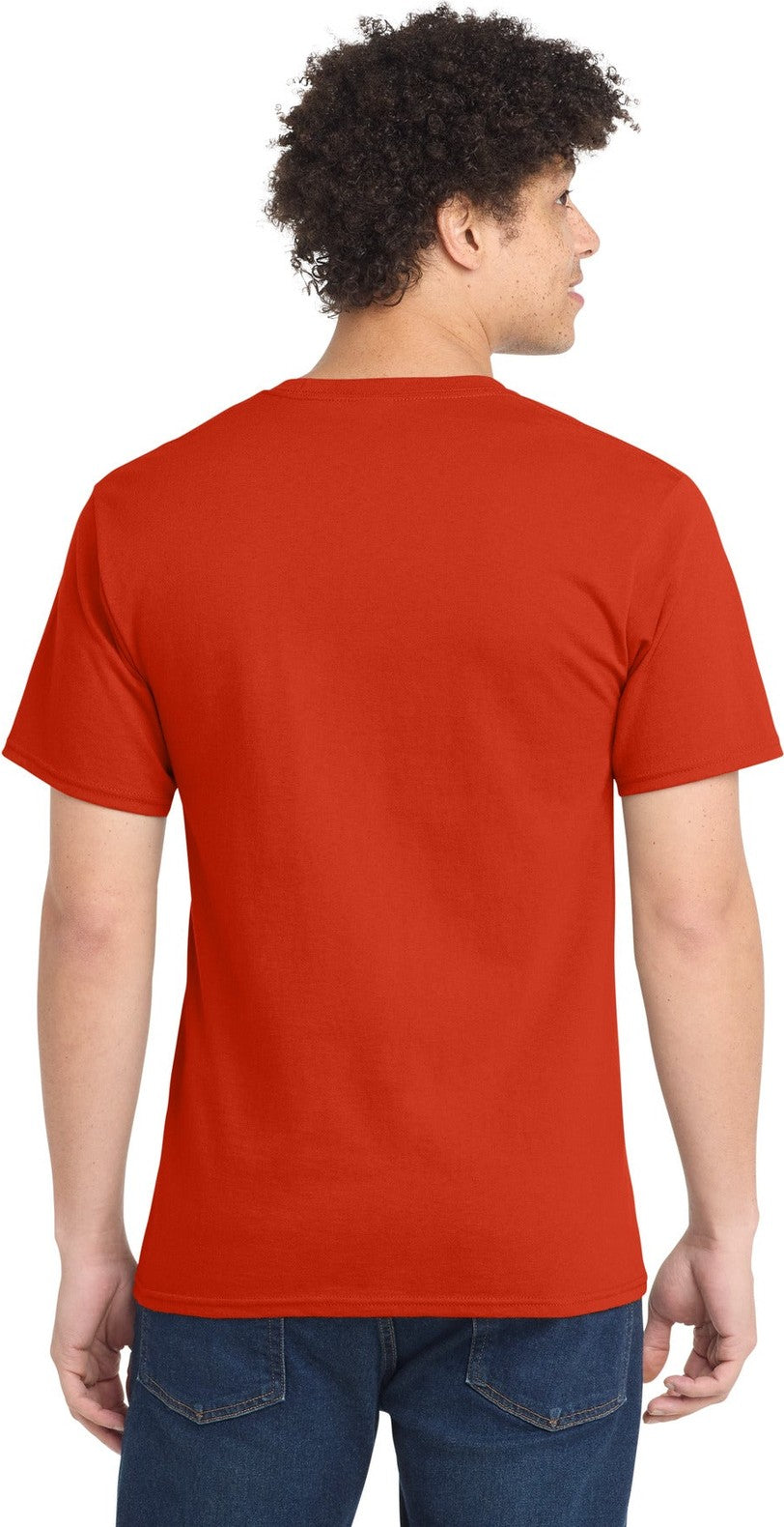 Orange Port & Co Tall Essential Tee. PC61T