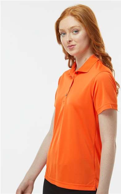 Orange Women's Saratoga Performance Mini Mesh Polo - 104