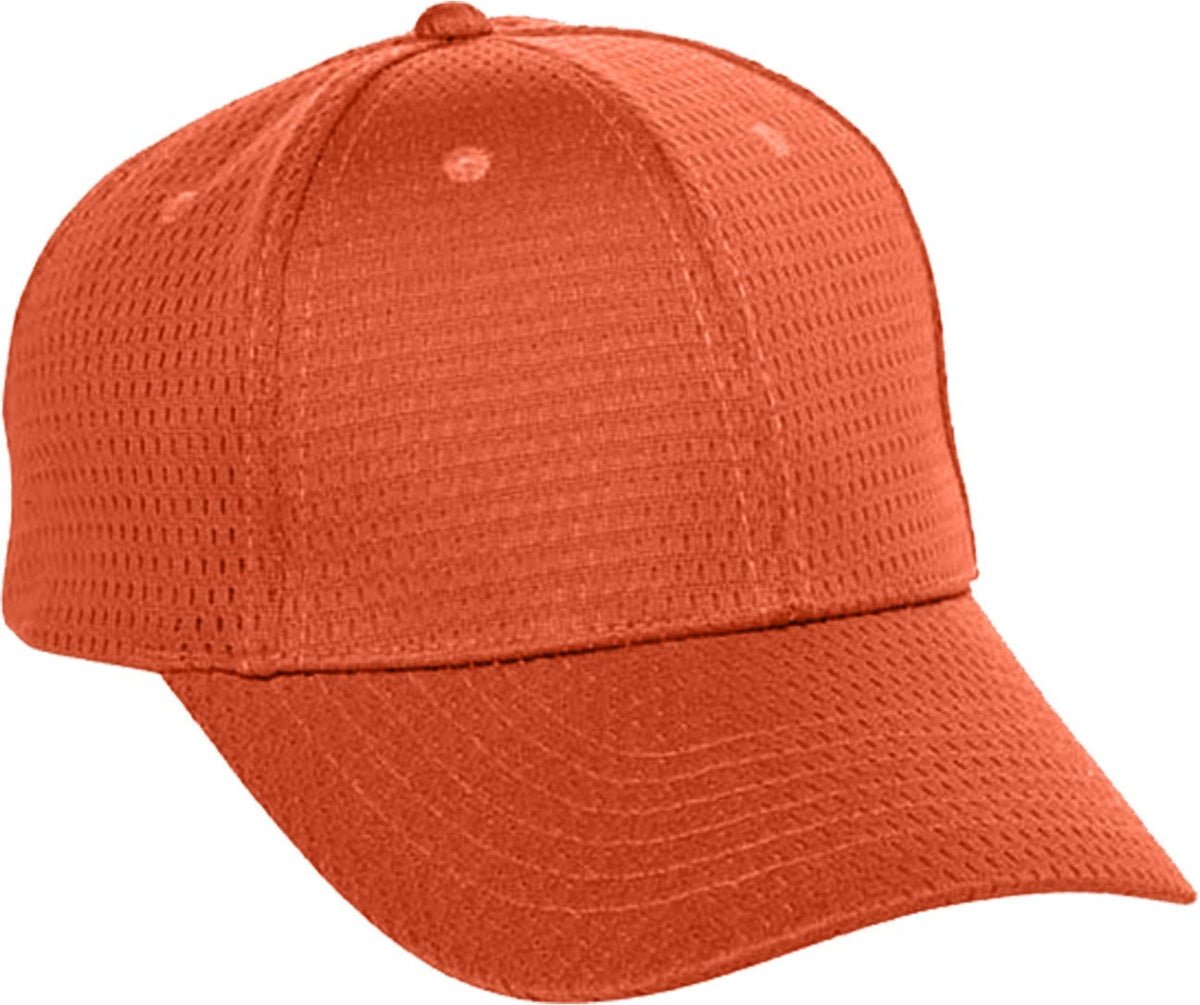 Orange Youth Athletic Mesh 6 Panel  grouped