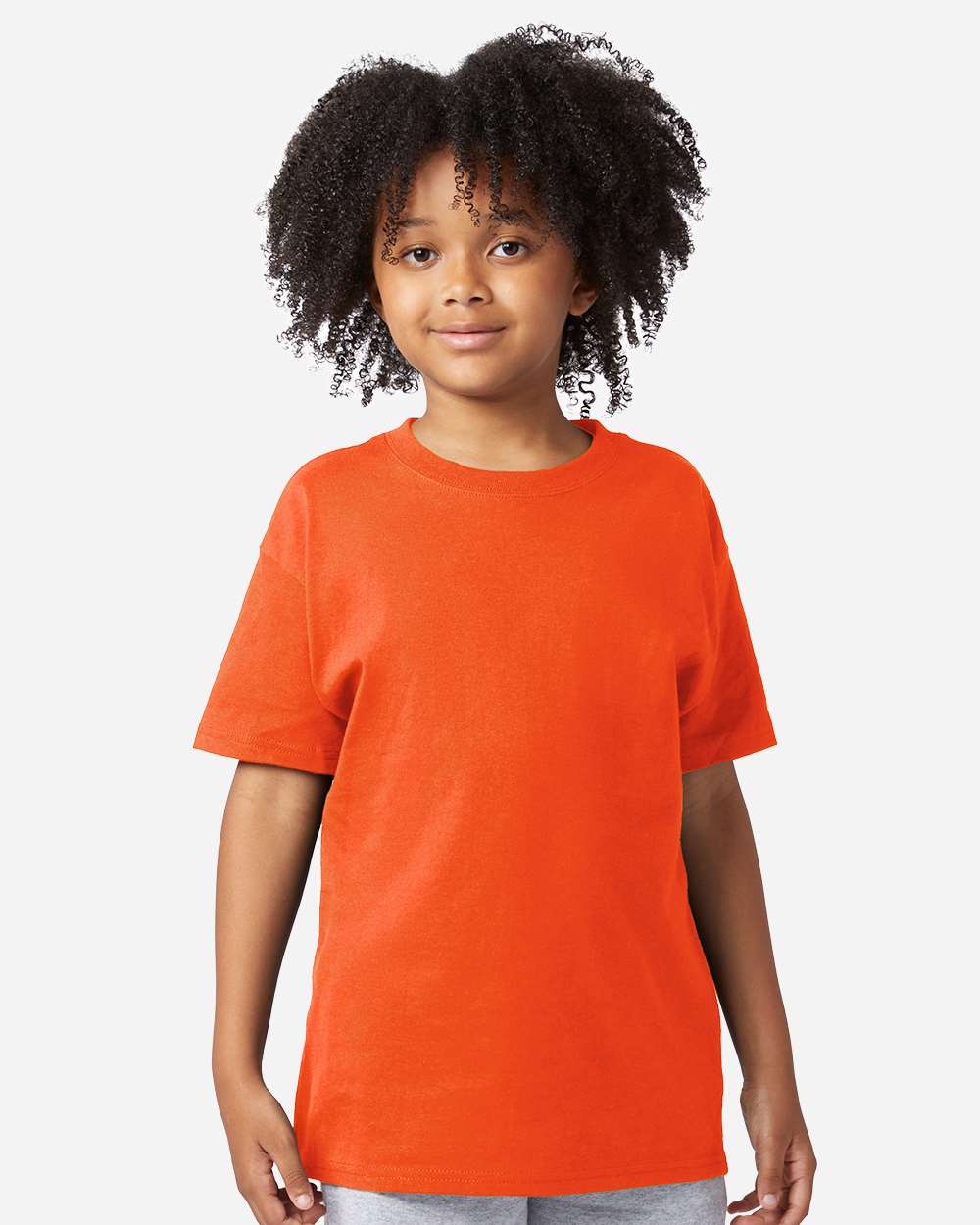 Orange Youth Jersey T-Shirt - CH1081 plain