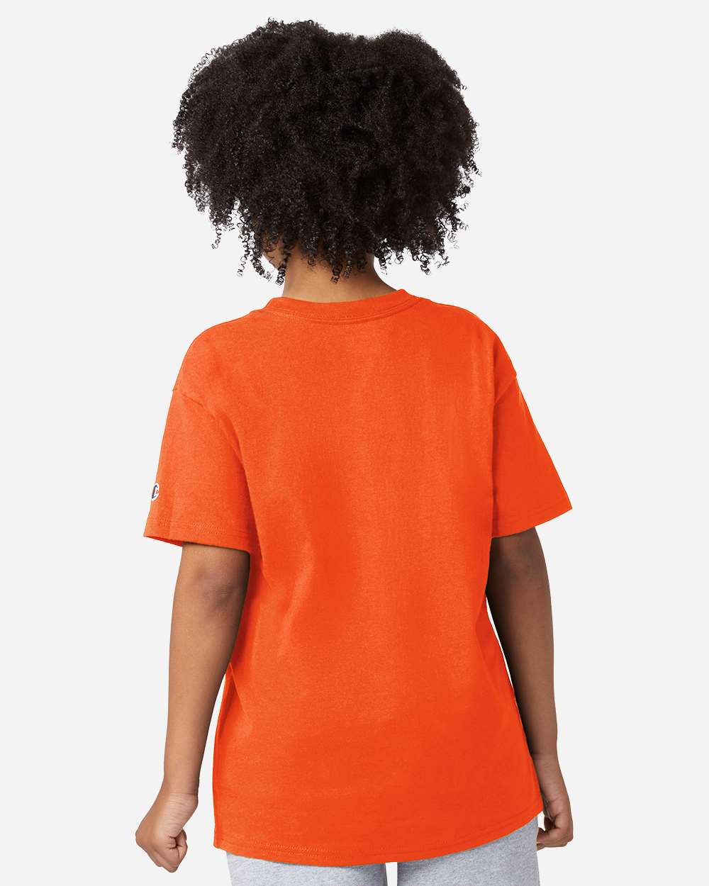 Orange Youth Jersey T-Shirt - CH1081 plain