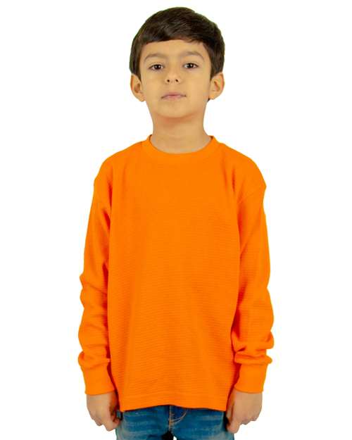 Orange Youth Thermal T-Shirt - SHTHRMY