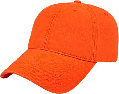 Cap America i1002 Relaxed Golf Cap - Orange