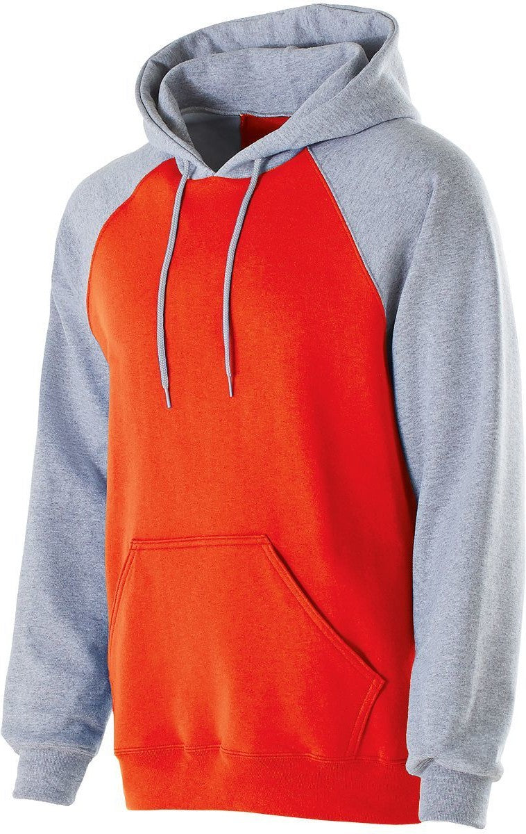 ORANGE/ATHLETIC HEATHER BANNER HOODIE