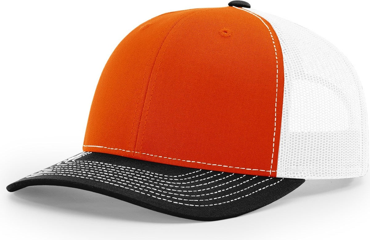 Orange/White/Black Trucker