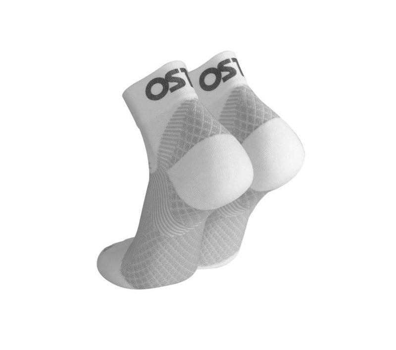 Os1st Fs4 Plantar Fasciitis Quarter Crew (1x) - Wht / s