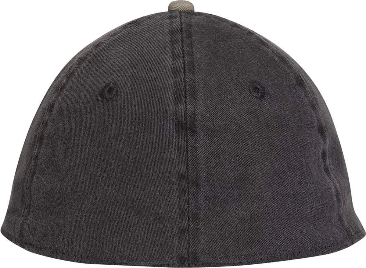 Otto 10-271 ?Otto Flex’ Fitted 6 Panel Low Profile Dad Cap - Kha/blk