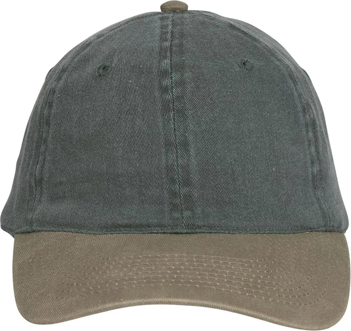 Otto 10-271 ?Otto Flex’ Fitted 6 Panel Low Profile Dad Cap - Kha/dk.grn