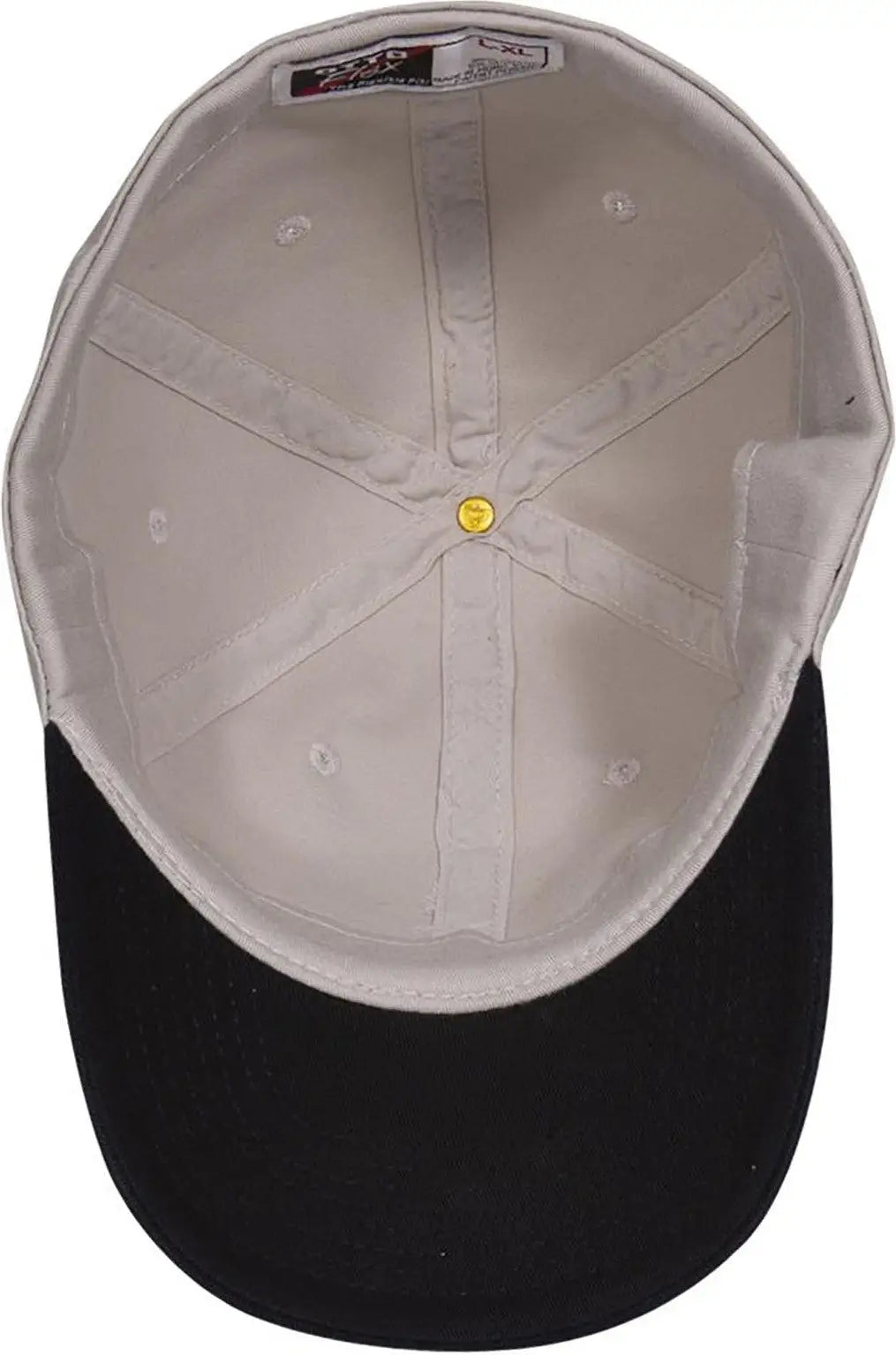 Otto 10-275 ?Otto Flex’ Fitted 6 Panel Low Profile Dad Cap - Blk/stn.gry