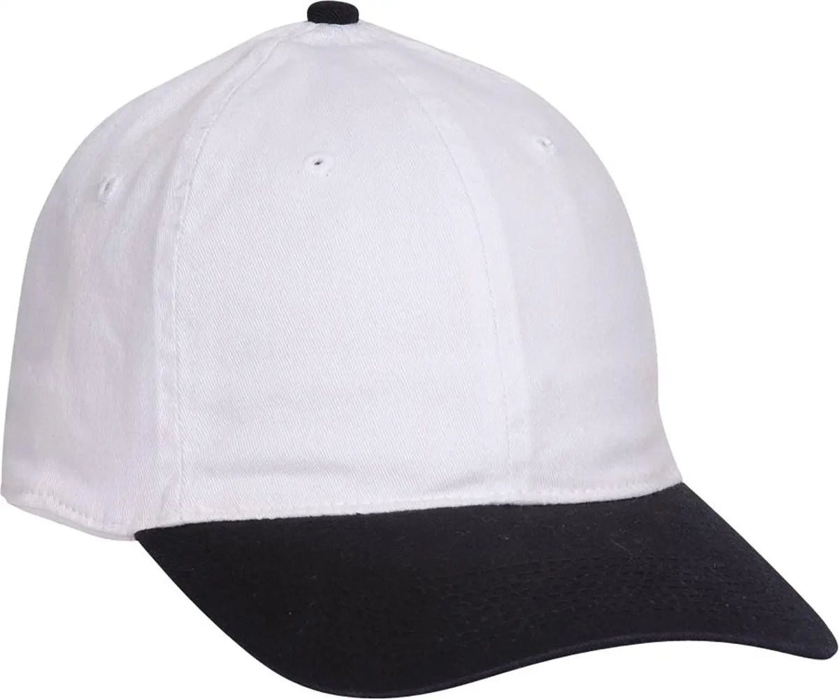 Otto 10-275 ?Otto Flex’ Fitted 6 Panel Low Profile Dad Cap - Blk/wht