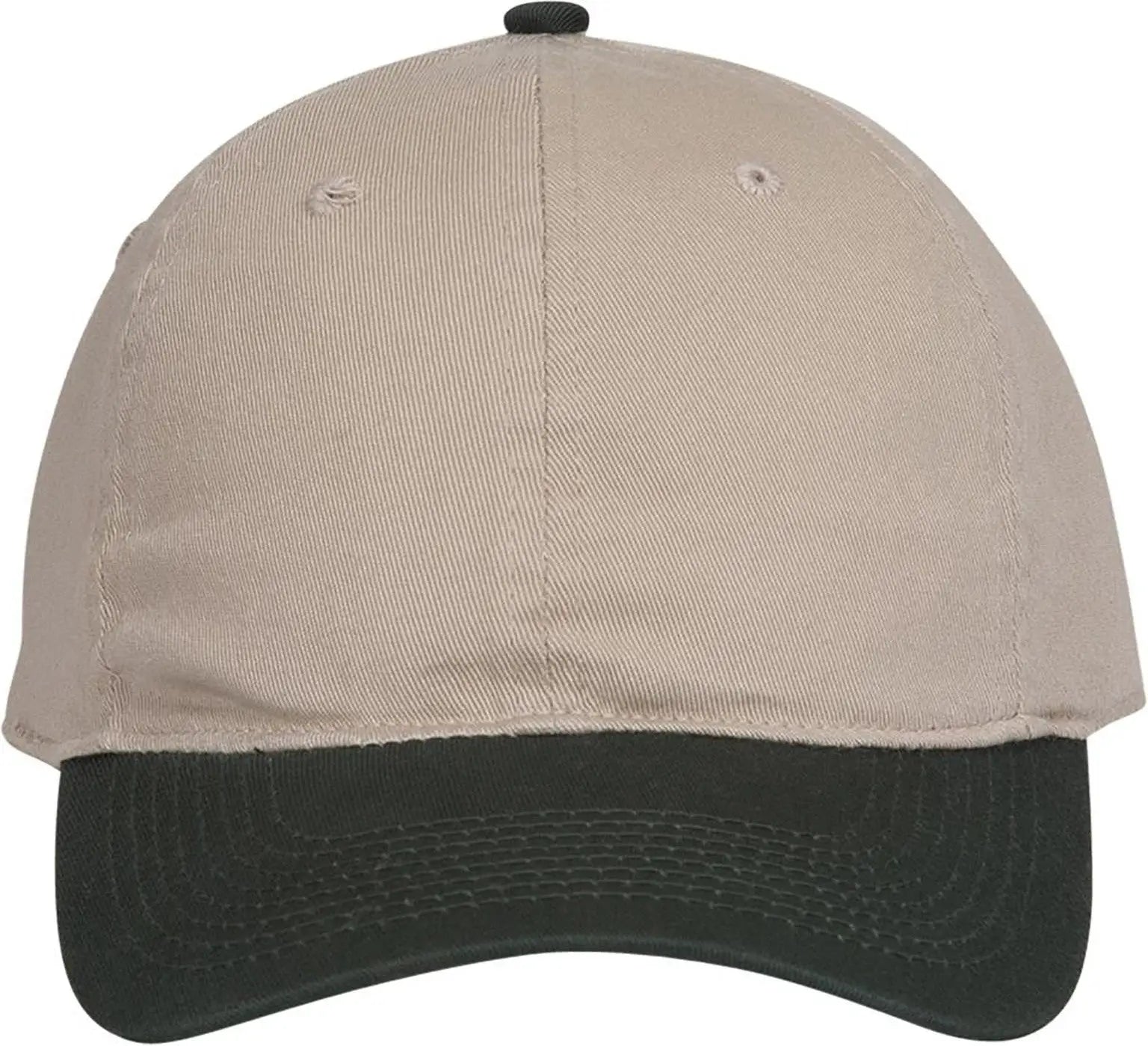 Otto 10-275 ?Otto Flex’ Fitted 6 Panel Low Profile Dad Cap - Dk.grn/kha