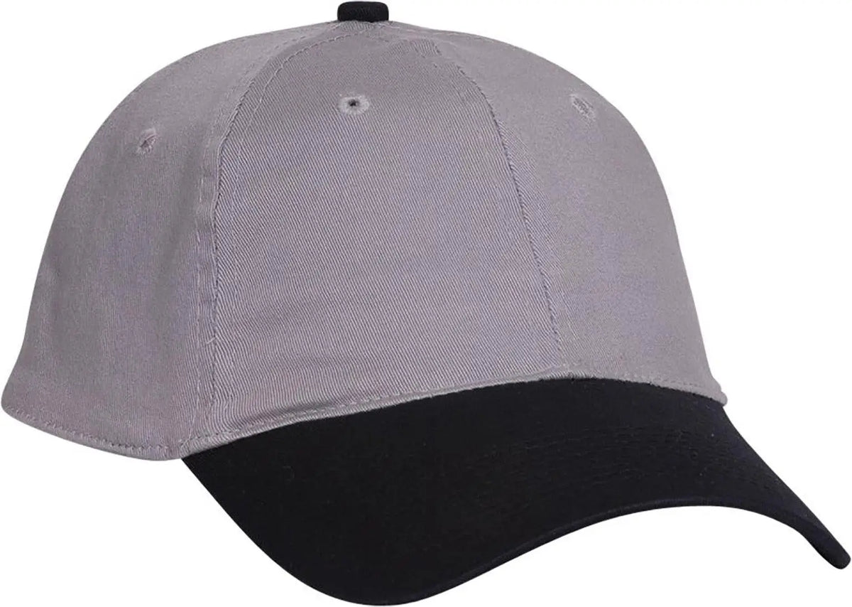 Otto 10-275 ?Otto Flex’ Fitted 6 Panel Low Profile Dad Cap - Gray - 7’’ - 7 1/4’’