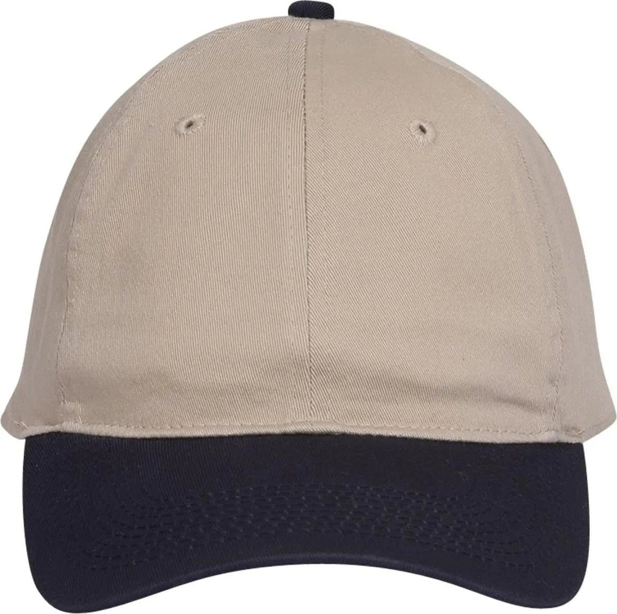 Otto 10-275 ?Otto Flex’ Fitted 6 Panel Low Profile Dad Cap - Nvy/kha - 7’’ - 7 1/4’’