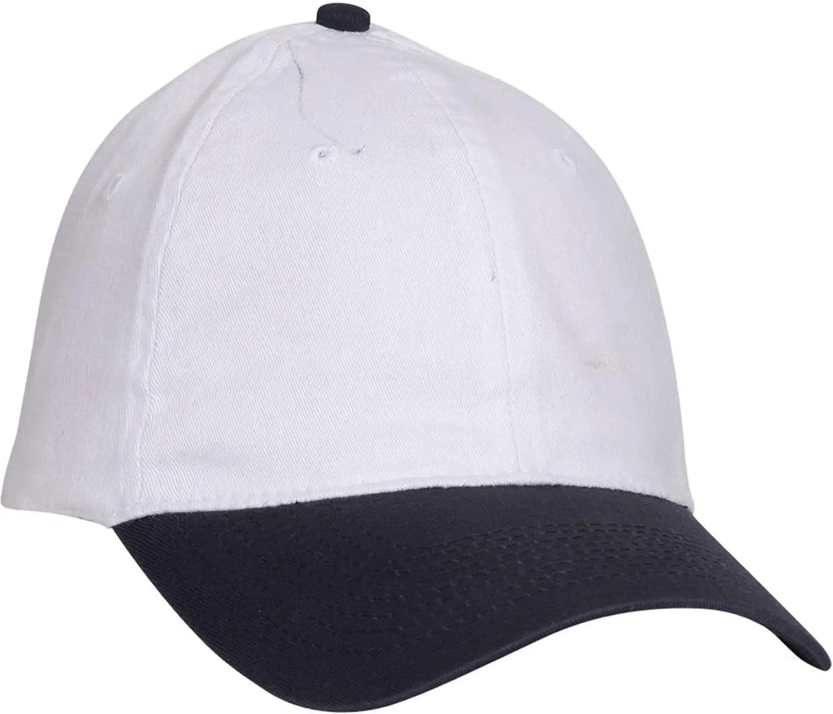 Otto 10-275 ?Otto Flex’ Fitted 6 Panel Low Profile Dad Cap - Nvy/wht