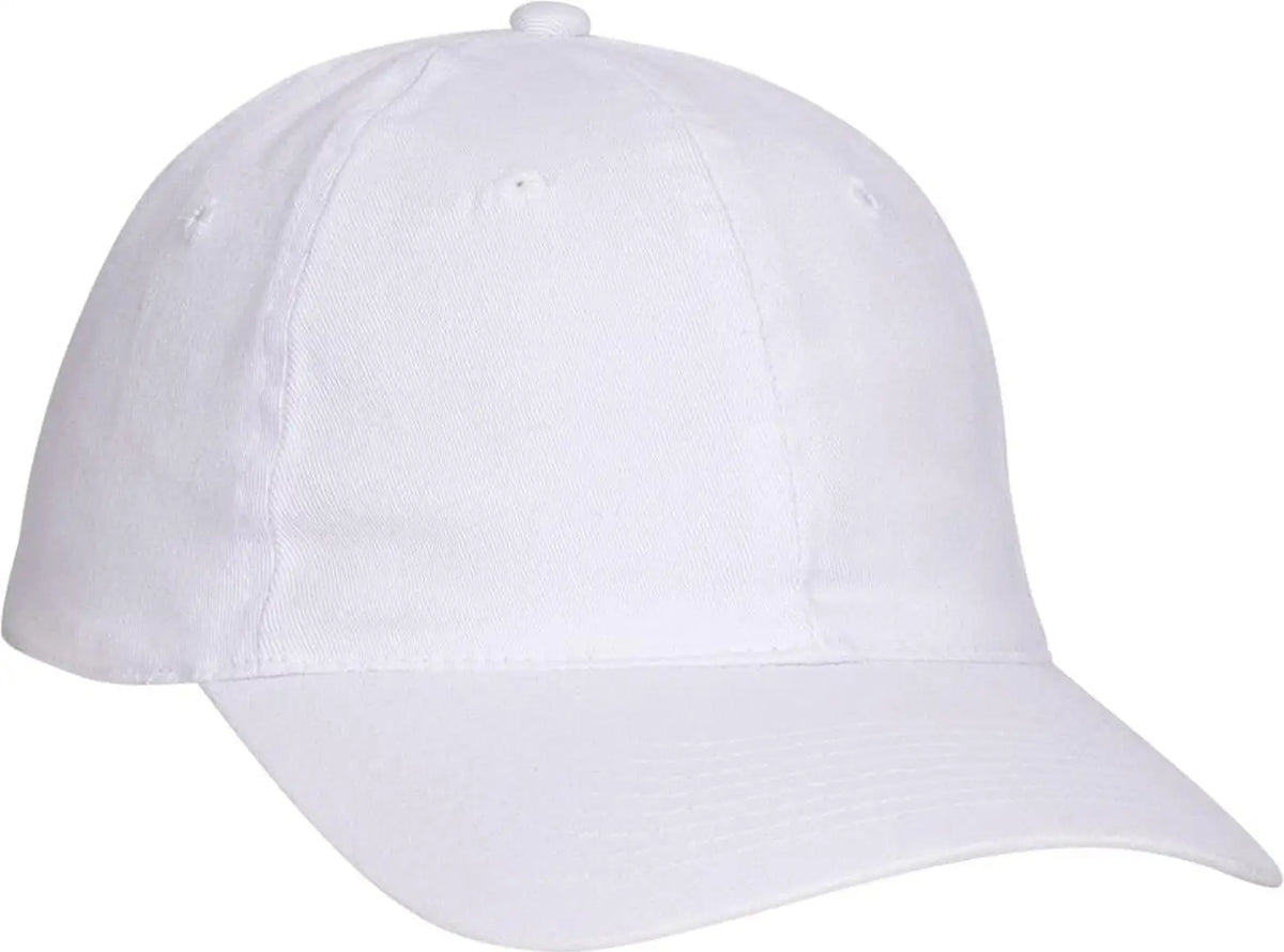 Otto 10-275 ?Otto Flex’ Fitted 6 Panel Low Profile Dad Cap - White - 7’’ - 7 1/4’’
