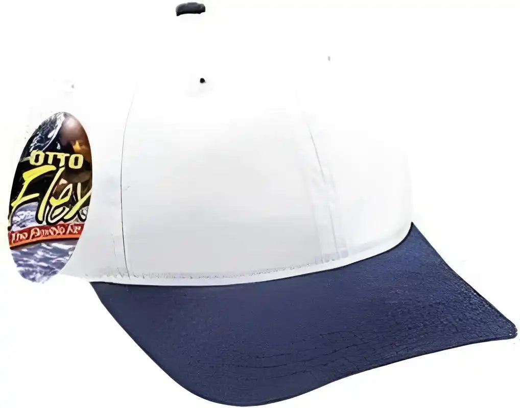 Otto 10-275 Stretchable Garment Washed Cotton Twill Low Profile Pro Style Cap - Navy White - S/m