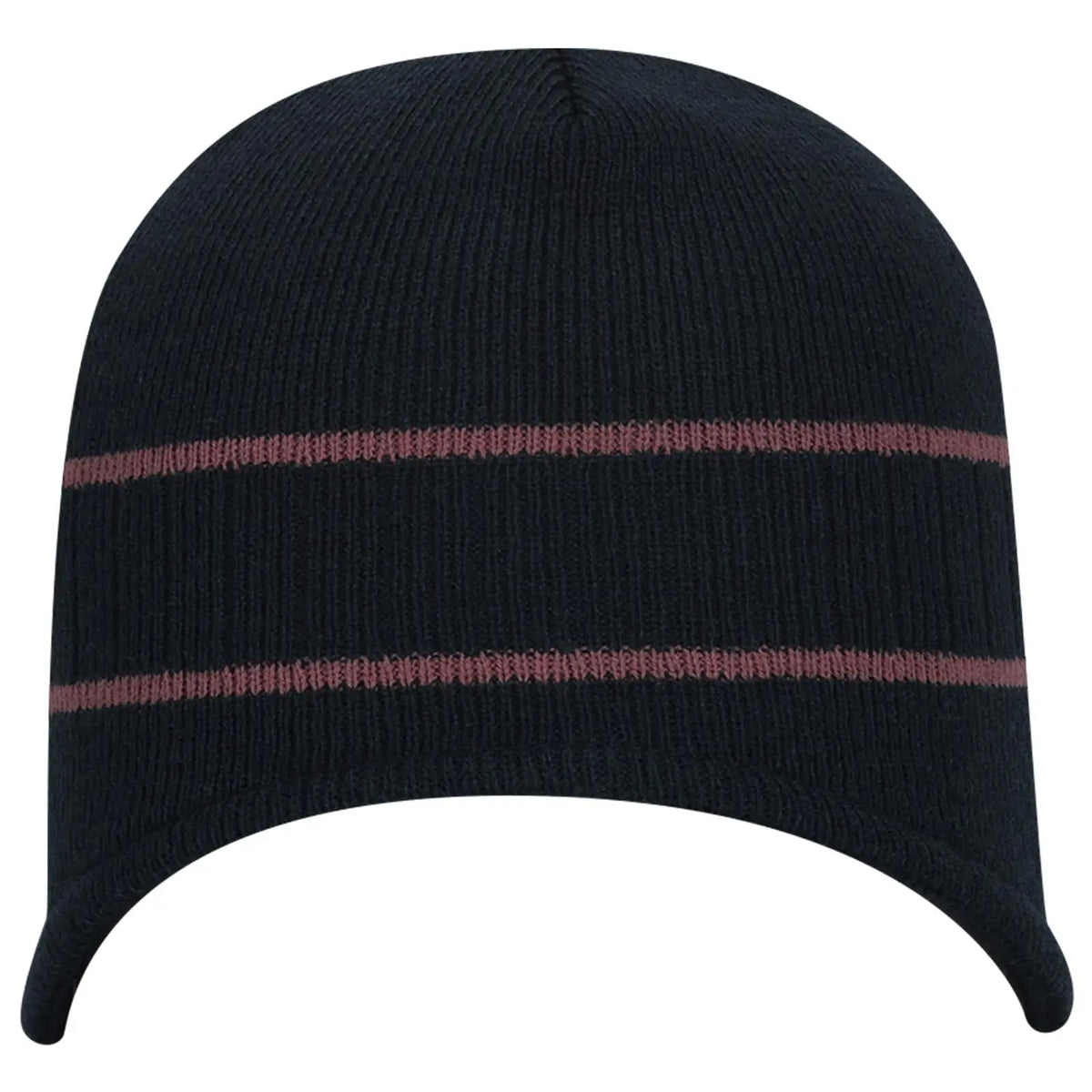 Otto 100-630 Beanie with Stripes - Nvy/marn - 6 1/2’’ - 7 5/8’’