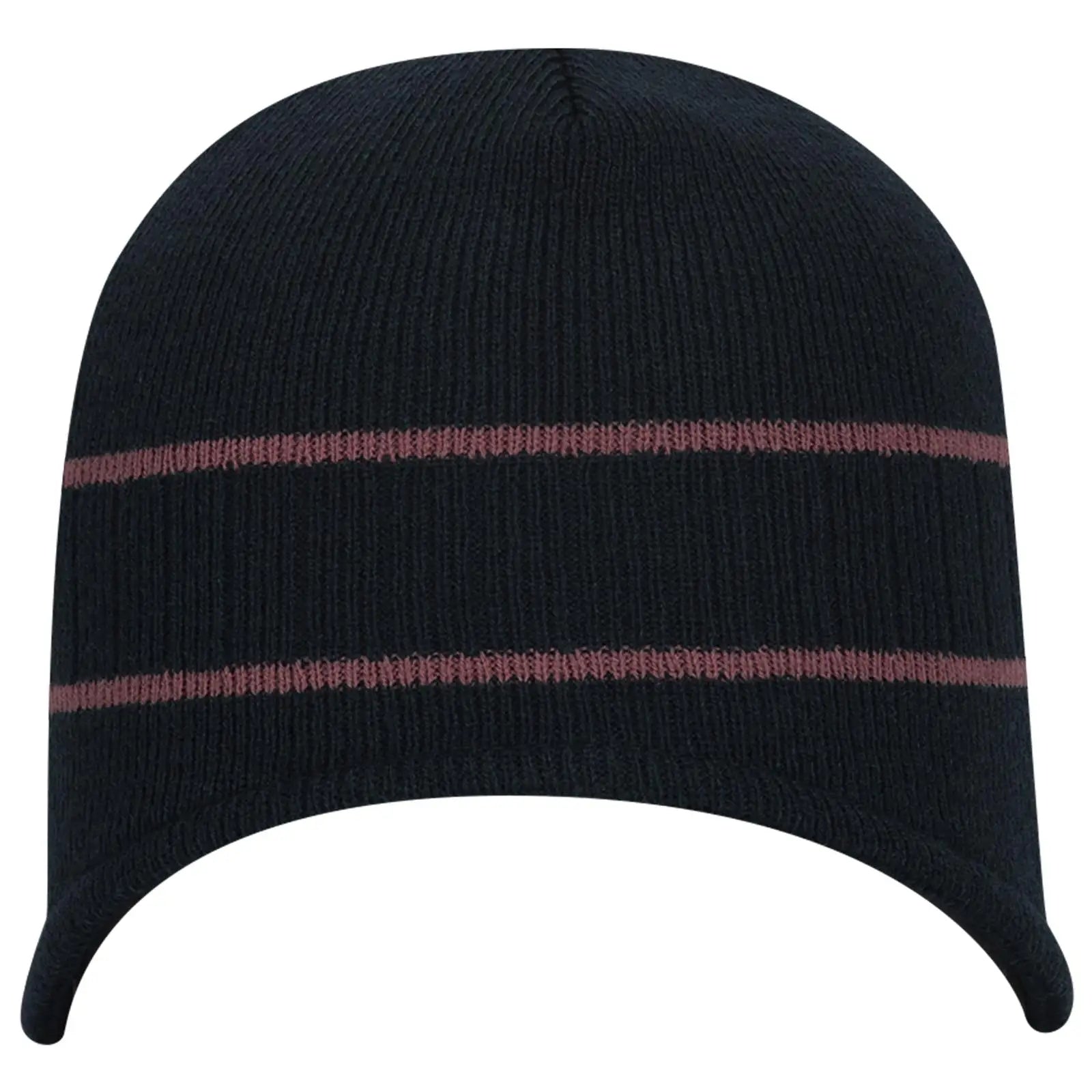 Otto 100-630 Beanie with Stripes - Nvy/marn - 6 1/2’’ - 7 5/8’’