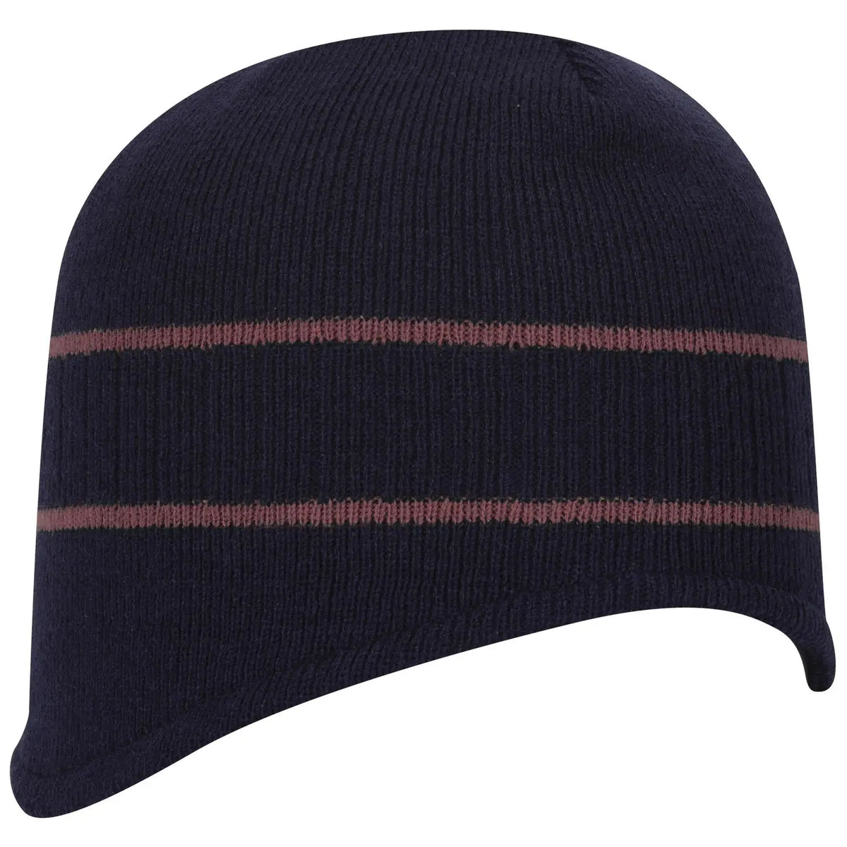 Otto 100-630 Beanie with Stripes - Nvy/marn - 6 1/2’’ - 7 5/8’’