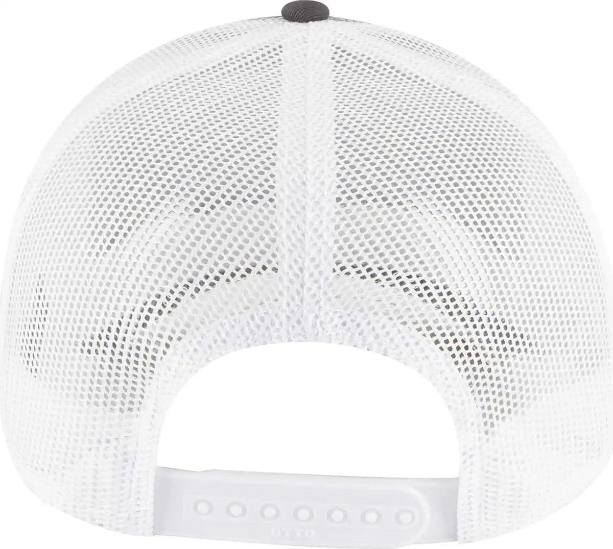 Otto 102 1318 5 Panel Low Profile Mesh Back Trucker Cap Charcoal White Dark Gray / one Size Fits Most