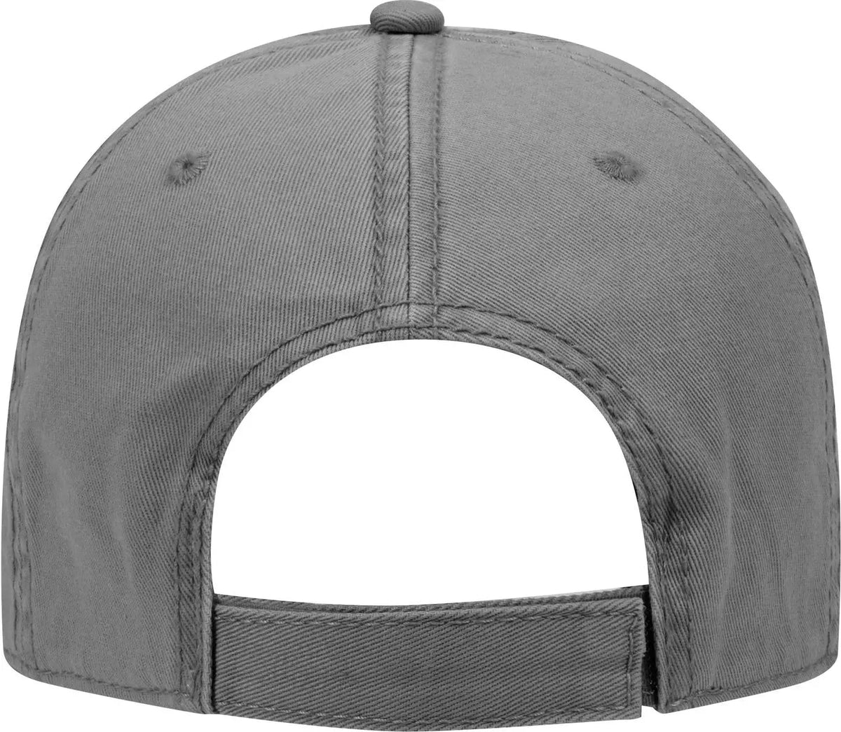 Otto 104-764 6 Panel Low Profile Dad Cap - Char. Gray - 1/2’’ - 7 5/8’’