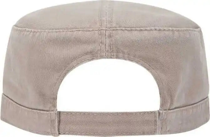 Otto 109-791 Military Cap - Dark Khaki - one Size Fits Most