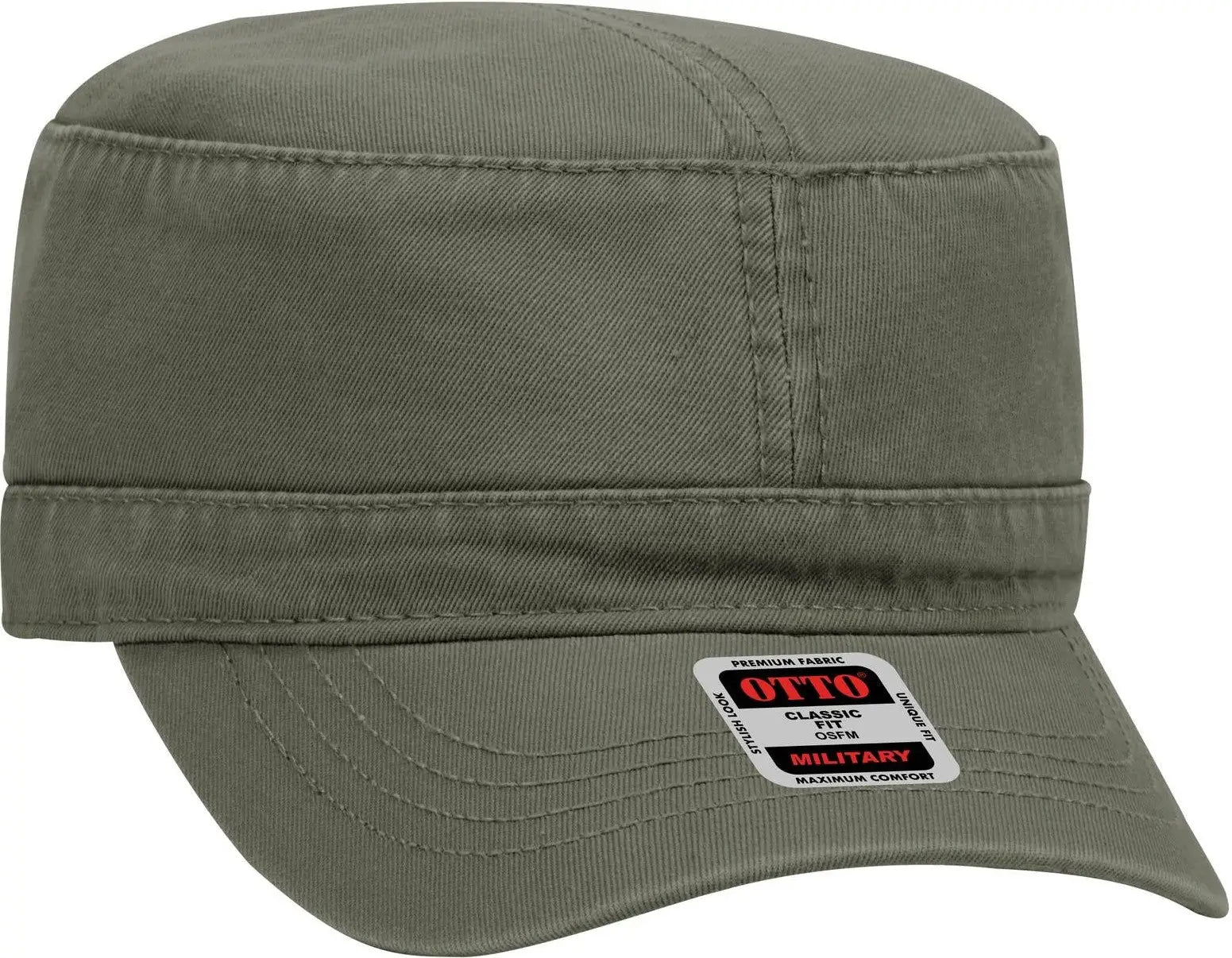 Otto 109-791 Military Cap - Dk. Ol. Green