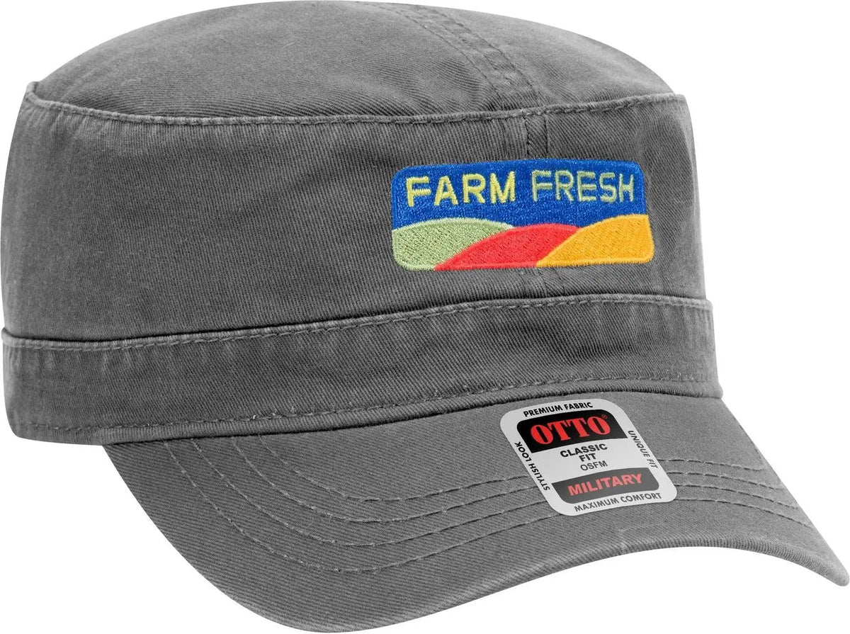 Otto 109-791 Military Cap - Khaki - 6 1/2’’ - 7 5/8’’