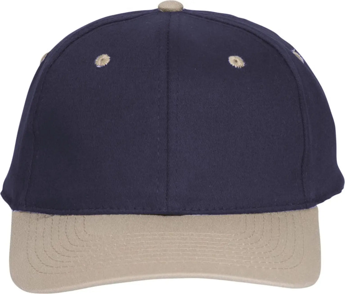 Otto 11-018 ?Otto Flex’ Fitted 6 Panel Low Profile Baseball Cap - Kha/nvy