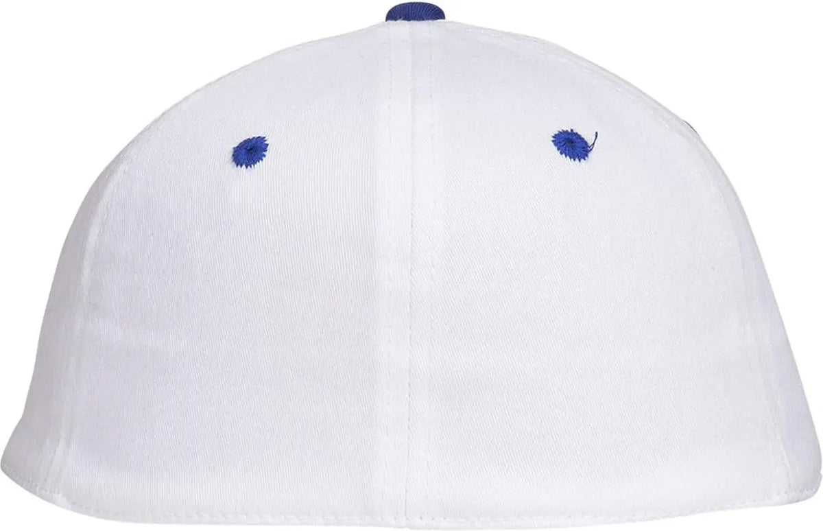 Otto 11-018 ?Otto Flex’ Fitted 6 Panel Low Profile Baseball Cap - Ryl/wht - 7’’ - 7 1/4’’
