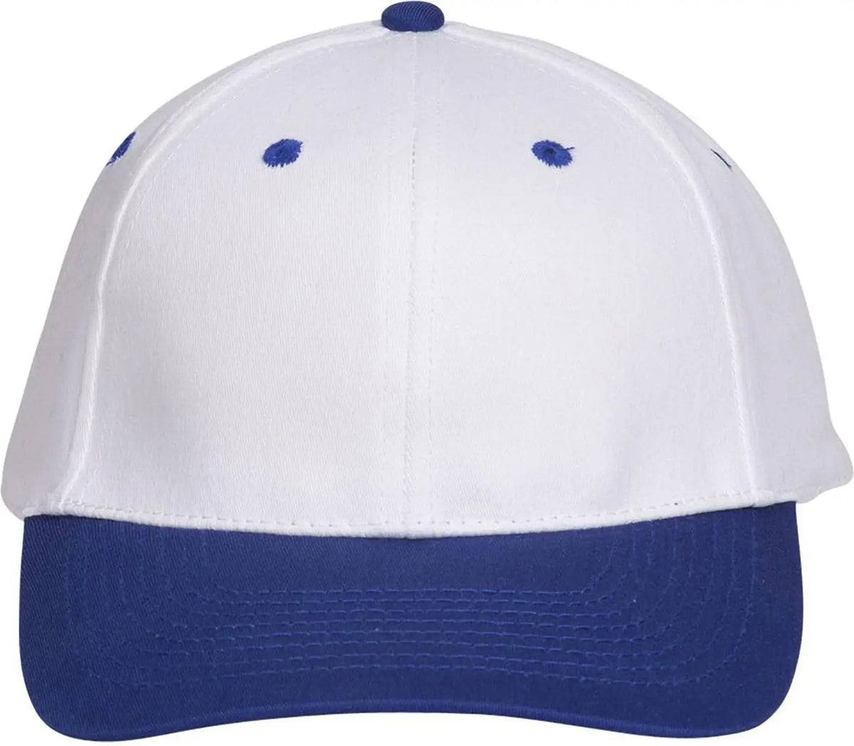 Otto 11-018 ?Otto Flex’ Fitted 6 Panel Low Profile Baseball Cap - Ryl/wht - 7’’ - 7 1/4’’
