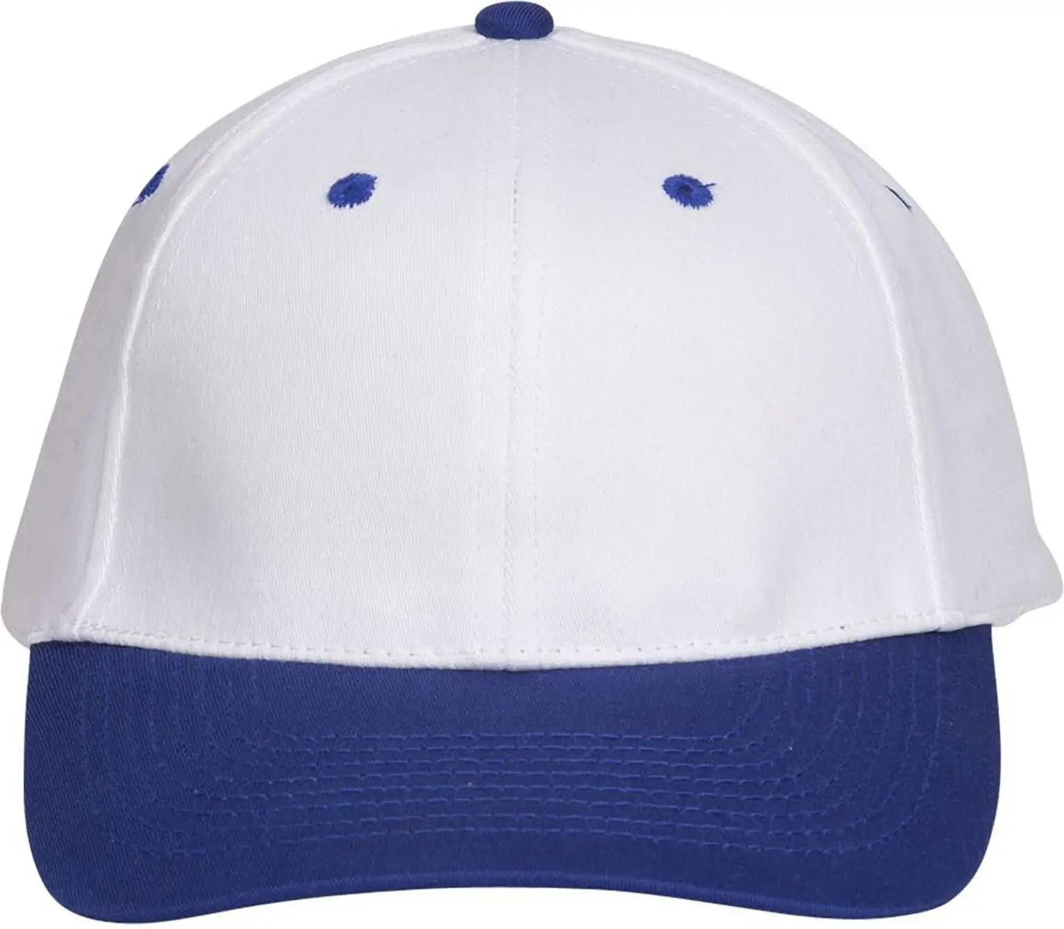 Otto 11-018 ?Otto Flex’ Fitted 6 Panel Low Profile Baseball Cap - Ryl/wht - 7’’ - 7 1/4’’